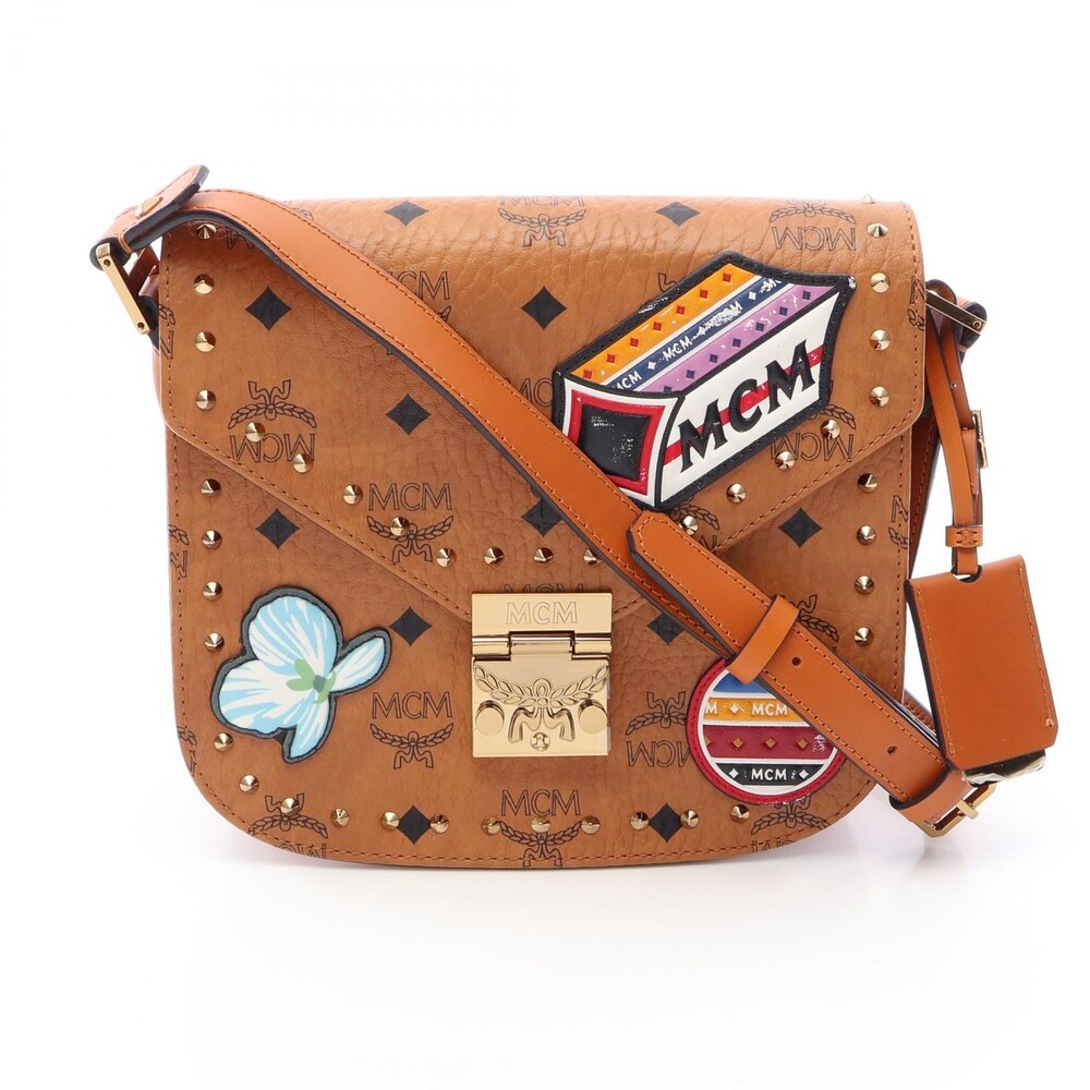Mcm Patricia Visetos Shoulder Crossbody #312947M43B